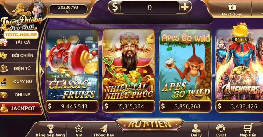 Chơi Slot trên di động 7789bet