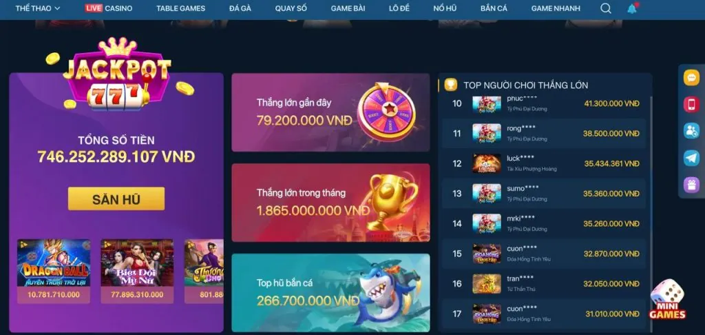 Casino trực tuyến 7789bet